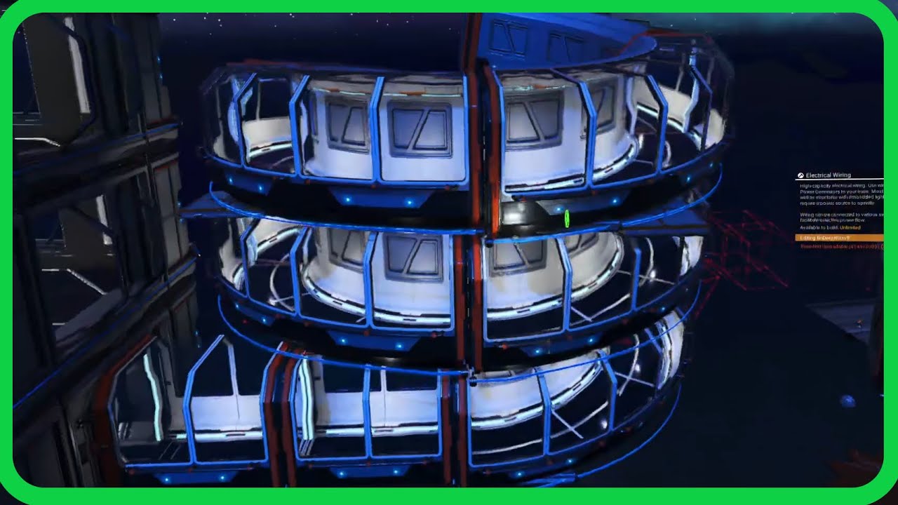 Spiral of Curved Hallways - NMS Glitch Building - #nomanssky #glitchbuilding #criscrosaplesos
