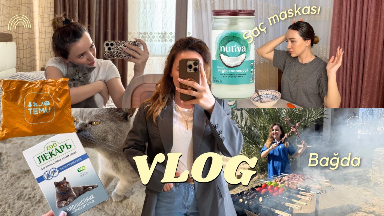 Blogger qurbanı olduq😐 | İzləyicimlə qucaqlaşdıq | Temu bağlama | Saçıma maska | Aziza Majidova VLOG