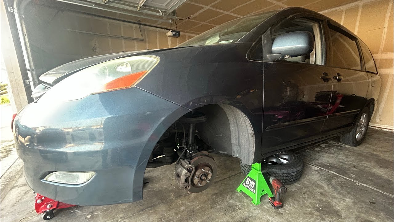 2004-2006 Toyota Sienna 3.3L DIY Front Suspension, CV Axle, Tie Rods, Lower Control Arms Replacement