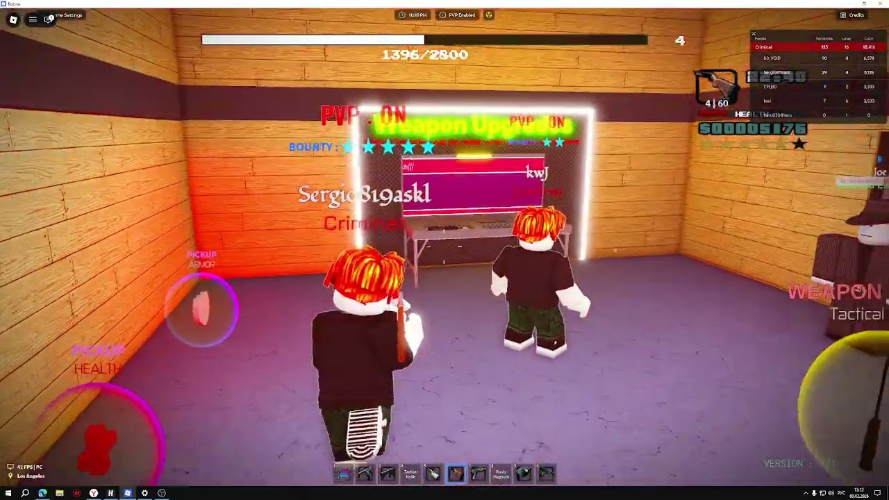 I'm playing roblox tonight Bandit's Way to Groove Street играем в роблокс
