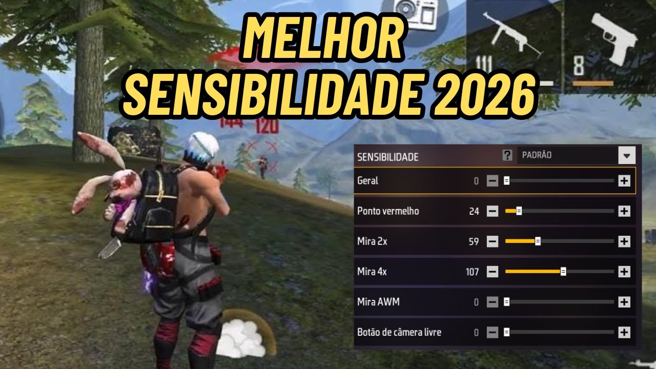 A Melhor Sensibilidade para Jogar Free Fire em 2026