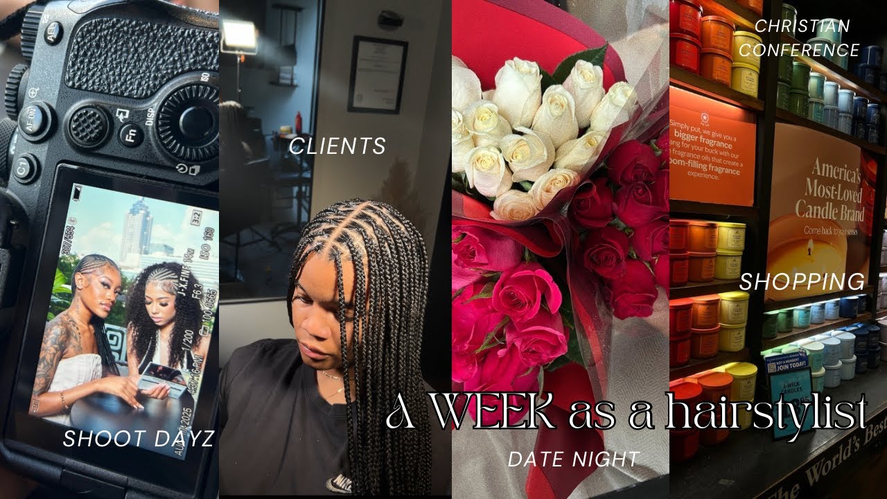 Week as a HAIRSTYLIST ✨ | BTS, business photoshoot+