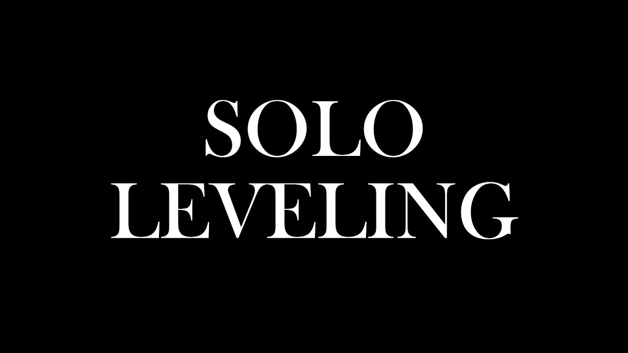 This is Solo Leveling