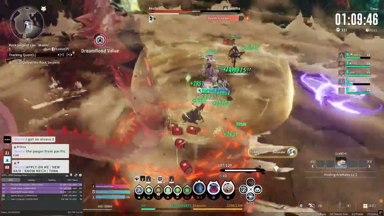 Blue Protocol: Star Resonance - Rock Serpent Lair M5 Clear Lifebind POV