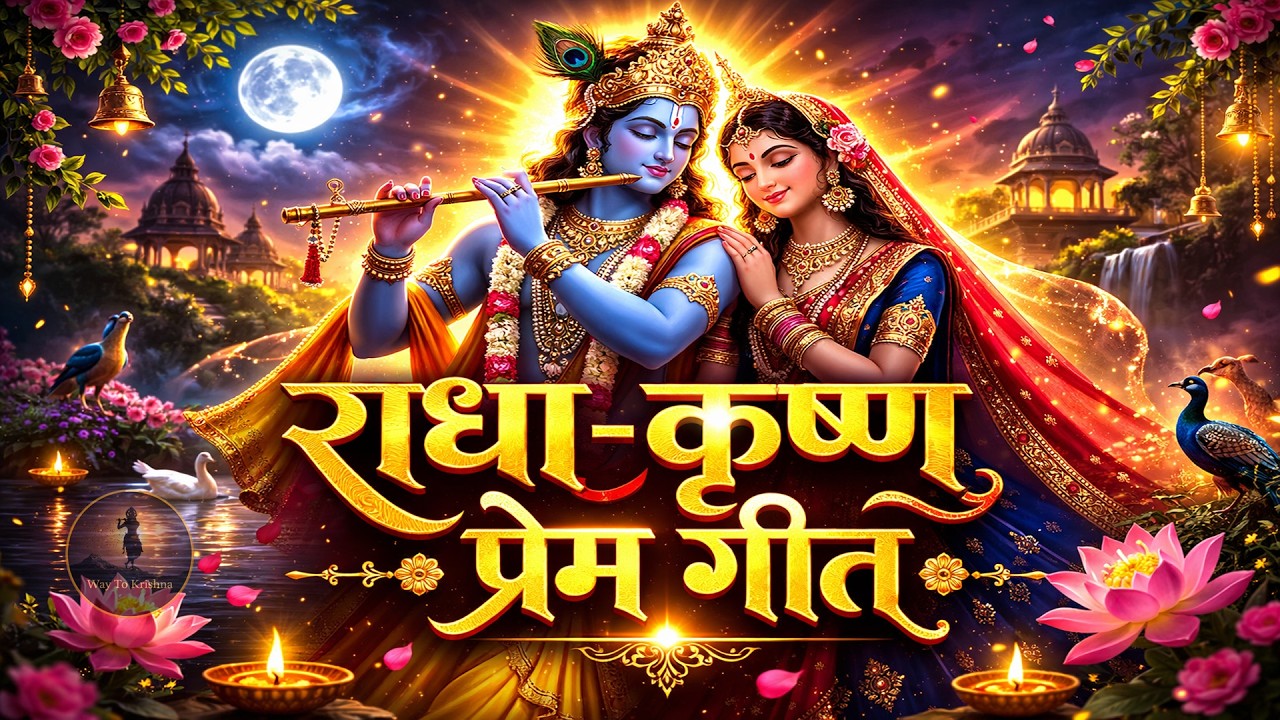 राधा-कृष्ण प्रेम गीत || New Krishna Worship Song ||  Radha-Krishna Love Songs ||