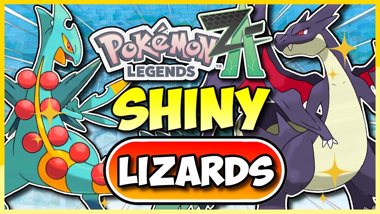 Pokemon Legends ZA - But I Can ONLY Use SHINY LIZARDS!