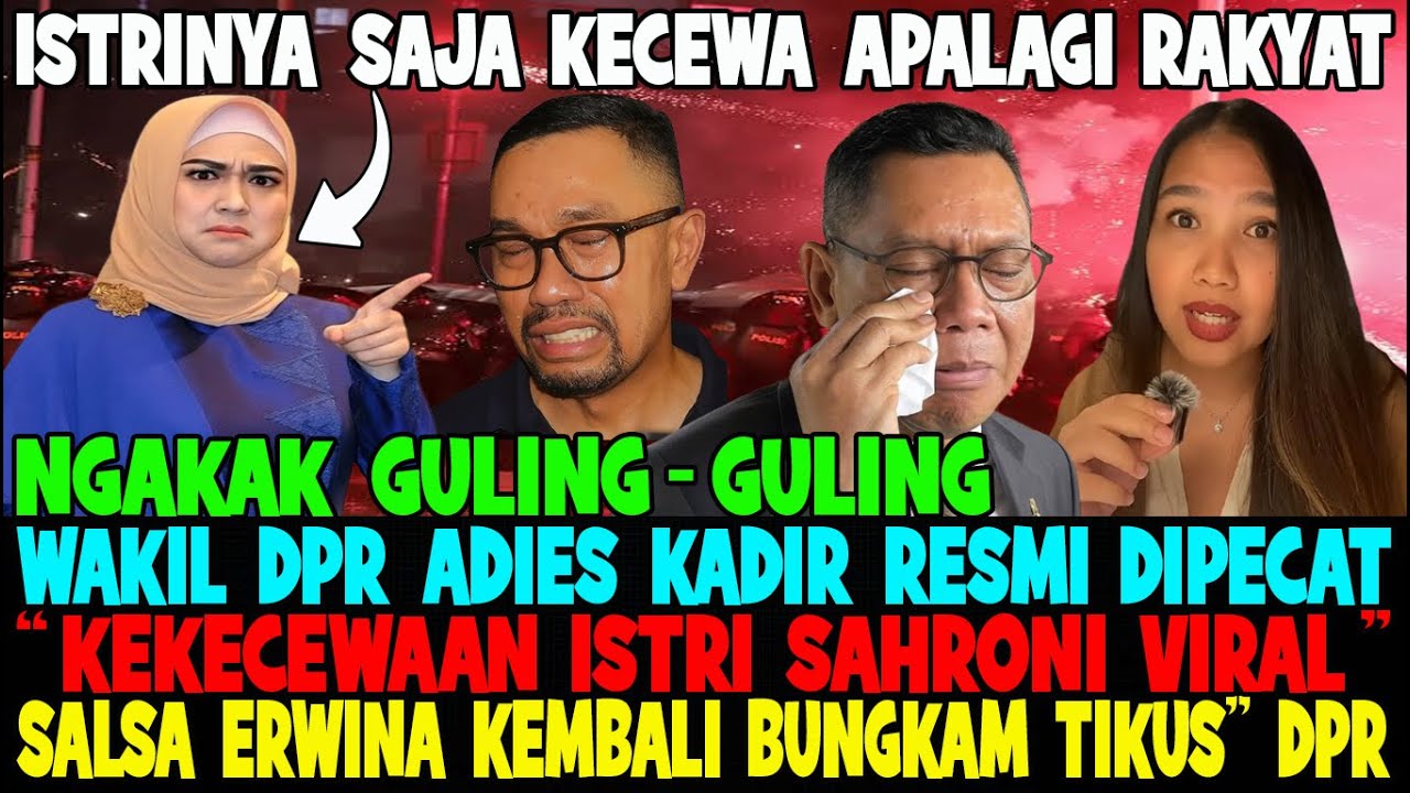SAKIT PERUTKU LIHAT INI..!! KEKECEWAAN ISTRI SAHRONI TERSEBAR SAMPAI VIRAL & WAKIL DPR DIPECAT 😂