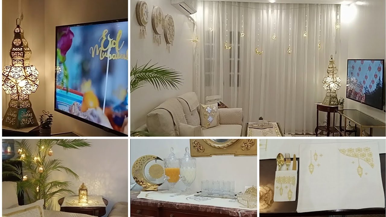 واخيرا فرشت شقتي لاستقبال أجمل شهور سنة🌙فرش رمضاني راقي جدا👌
