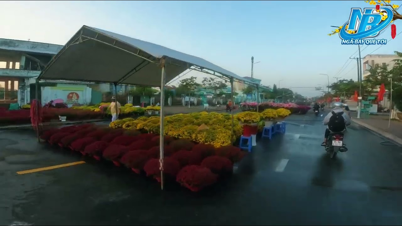 Chợ tết quê tôi