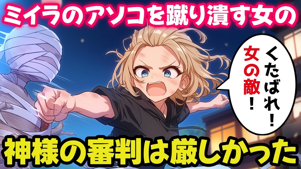 復讐のために蘇ったミイラの大事な場所を蹴り潰した女の子に神様が下した判決は厳しかった！夜間警備のアルバイト＃７【不思議な話】【ゆっくり】
