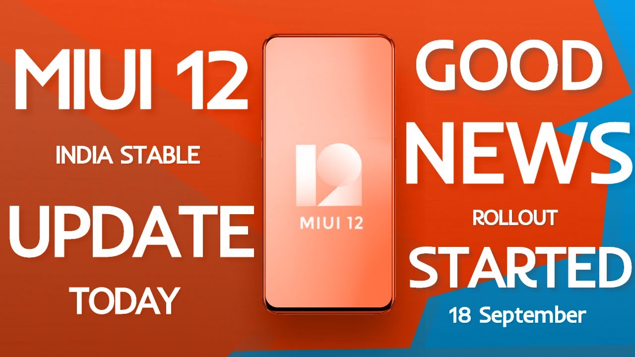 MIUI 12 STABLE UPDATE NEWS 18 SEPTEMBER 2020 | StayGyan