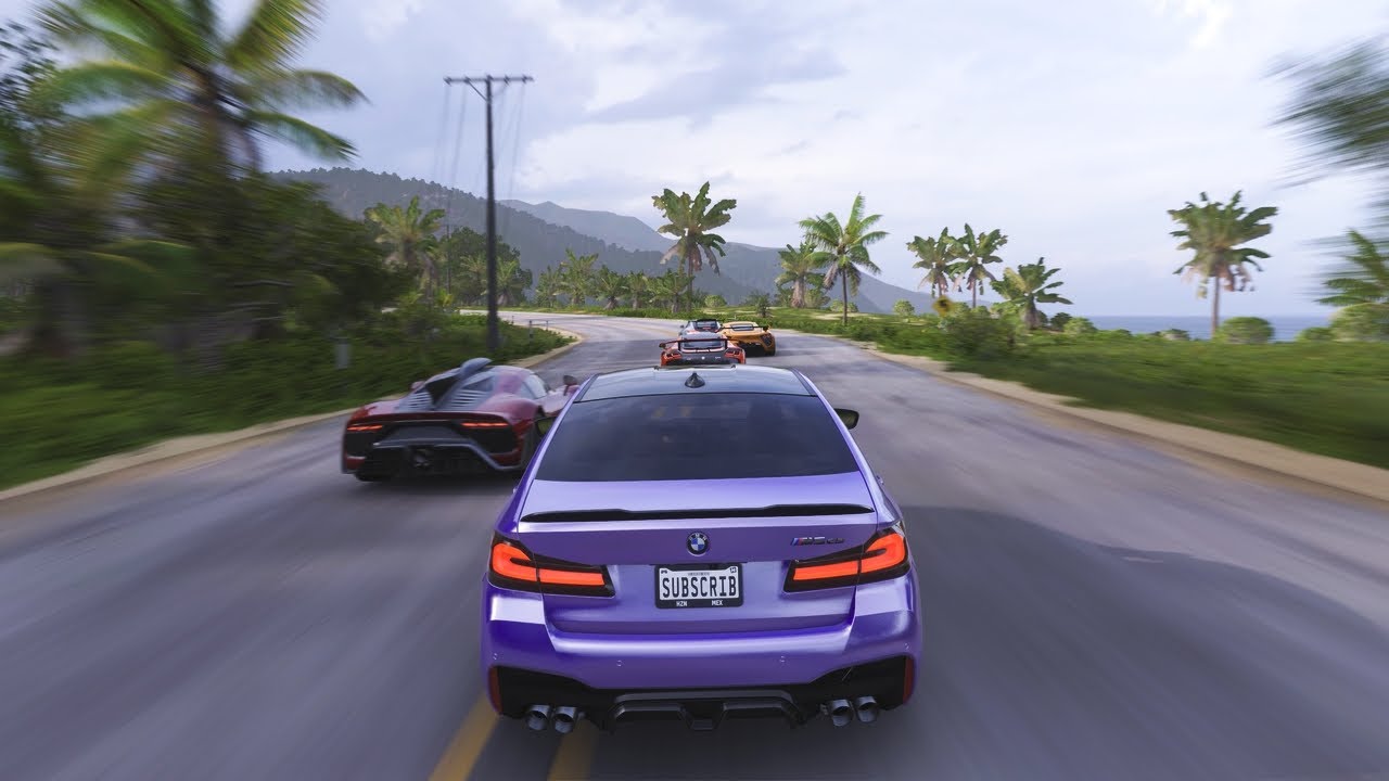 900HP BMW M5 cs vs Hypercar - Forza Horizon 5 - Thrustmaster T300