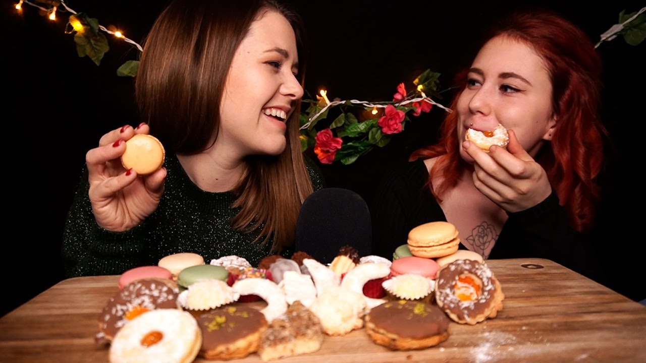 ASMR 🎄CHRISTMAS🎄 MUKBANG Mit sanfter Musik *EATING SOUNDS* ASMR in German/Deutsch