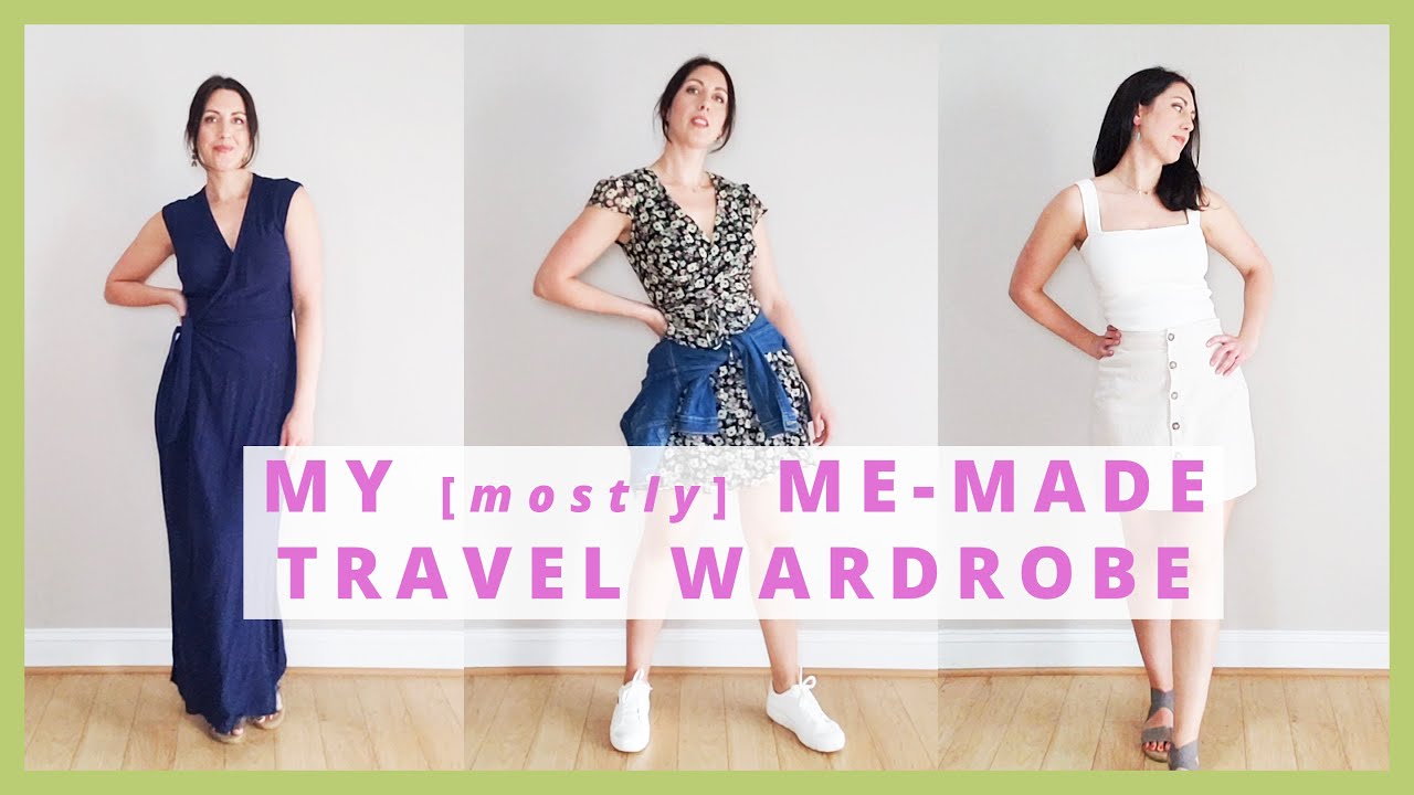 My [mostly] Me-Made Travel Wardrobe for SPAIN! Packing for a 10-day trip