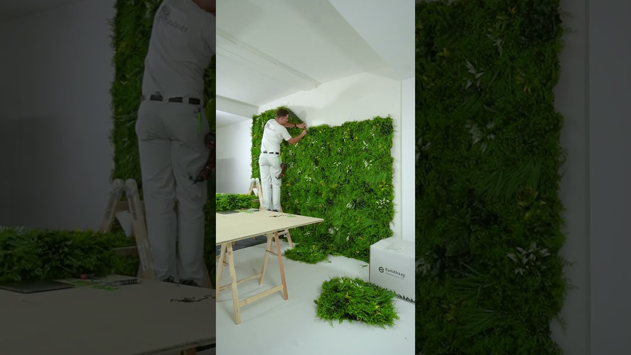 DIY Pflanzenwand selber machen mit WOW Effekt!!