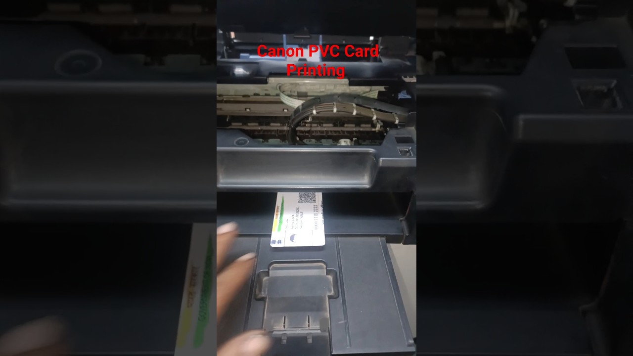 Canon G2020 printer# PVC Card Printing #Id card print #canon  #printersupport