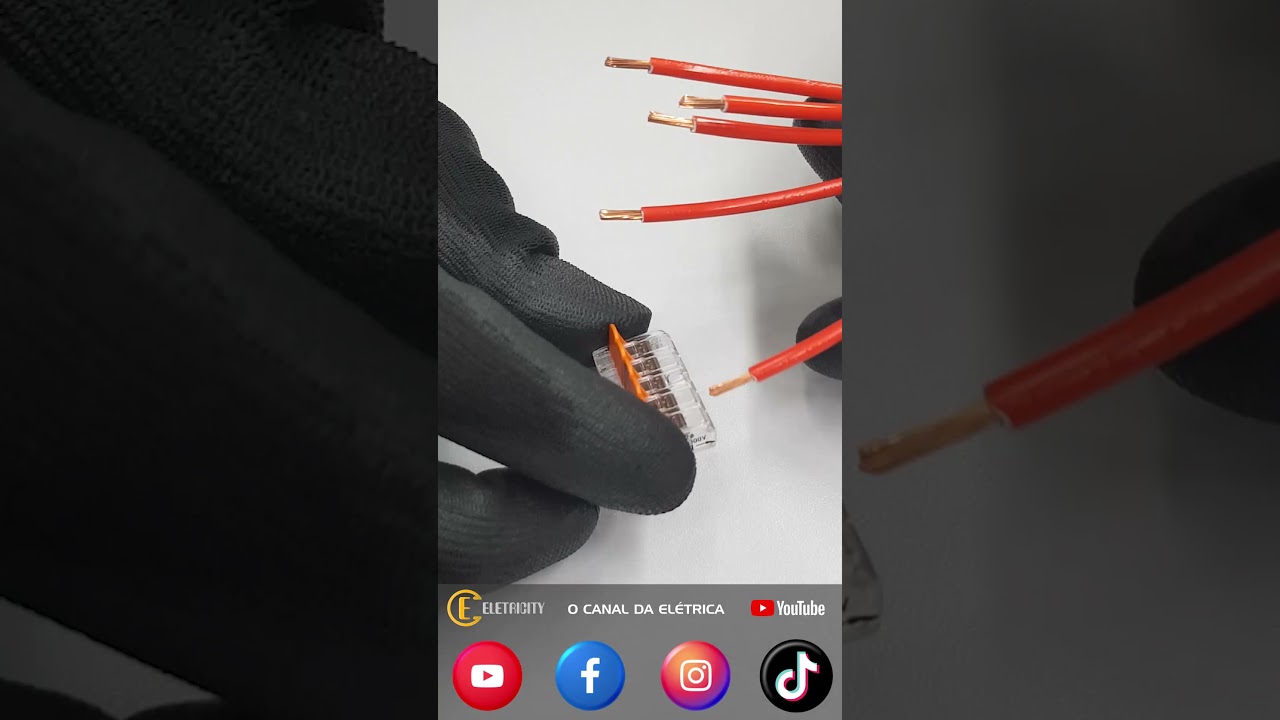 CONECTOR WAGO 5 VIAS ... #shorts