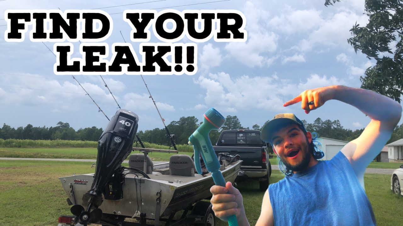 Find Your LEAK In Your BOAT Using This One SIMPLE Method!!!
