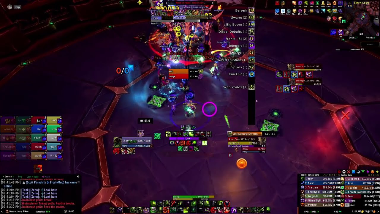 Mythic Silken Court - Destro Warlock PoV