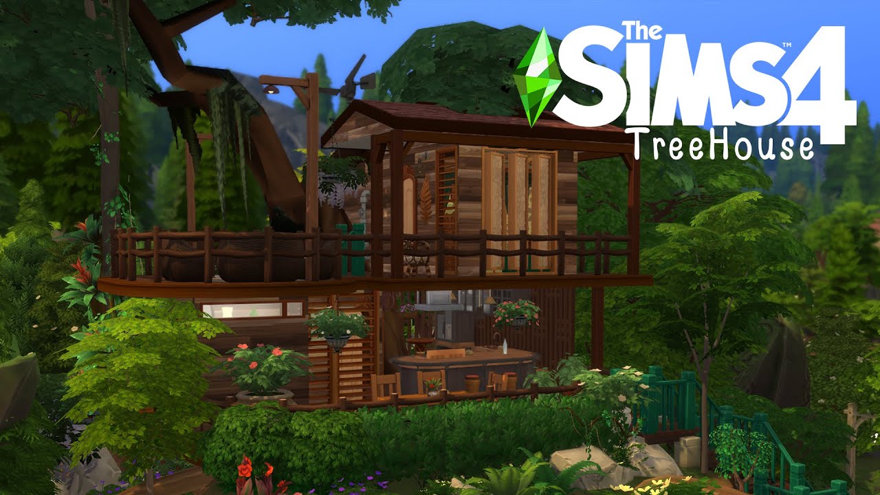 The Sims4 Tree house [ Stop Motion Build ]