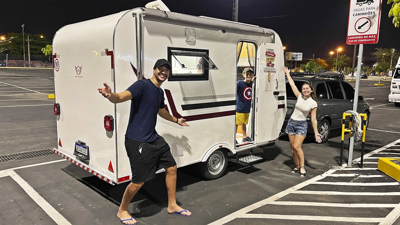 TOUR NO TRAILER MOTORHOME ESTILO AMERICANO!!