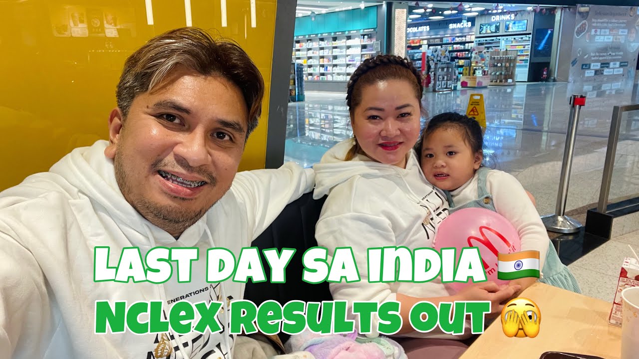 NCLEX RESULTS OUT | INDIA TRIP LAST DAY | VandzSanity TV