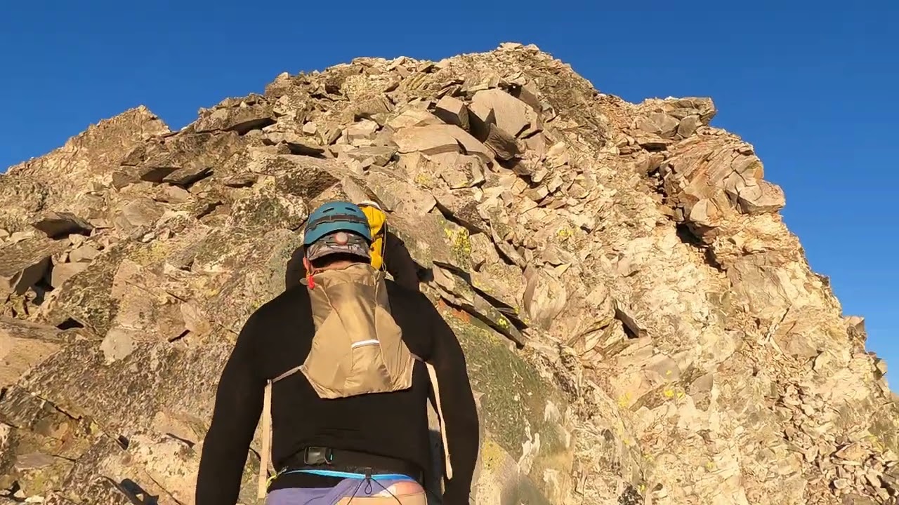 Capitol Peak - Guided Climb - Post Knife Edge Towards Summit