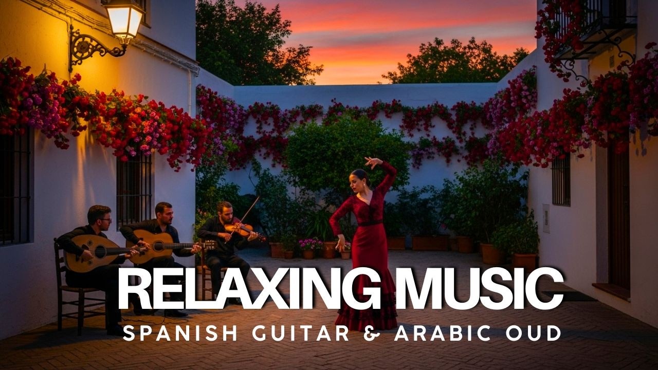 Flamenco Guitar Meets Oud 🎵 Passionate Andalusian - Oriental Vibes - Arabic & Spanish Instrumental