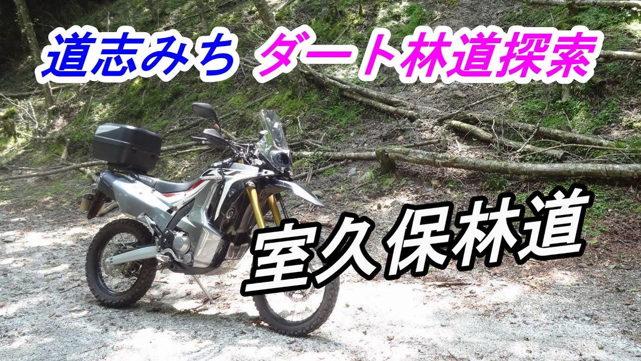 道志みち ダート林道探索ツーリング「室久保林道」【CRF250 RALLY】