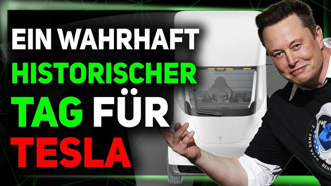 Elons überraschende Tesla-News: Neues Tesla Semi-Design & Unsupervised startet endlich ⚡️