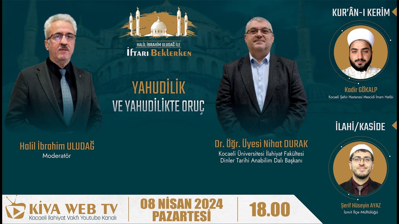 Dr. Öğr. Üyesi Nihat DURAK - Yahudilik ve Yahudilikte Oruç