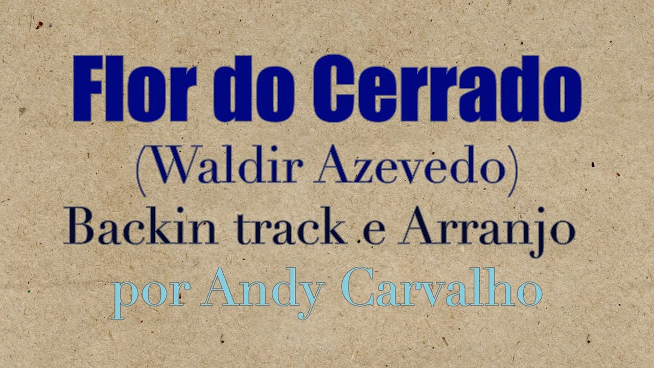 Flor do Cerrado - Backing track