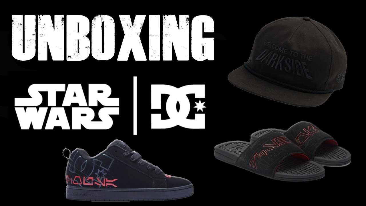 STAR WARS AND DC SHOES COLLABORATION SHOES, SANDALS AND HAT