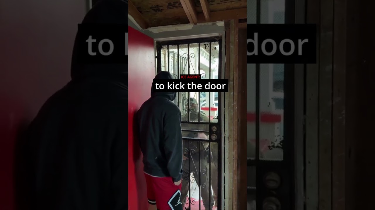 ICE Agent Tries Entering Home Without Warrant 😨🚨