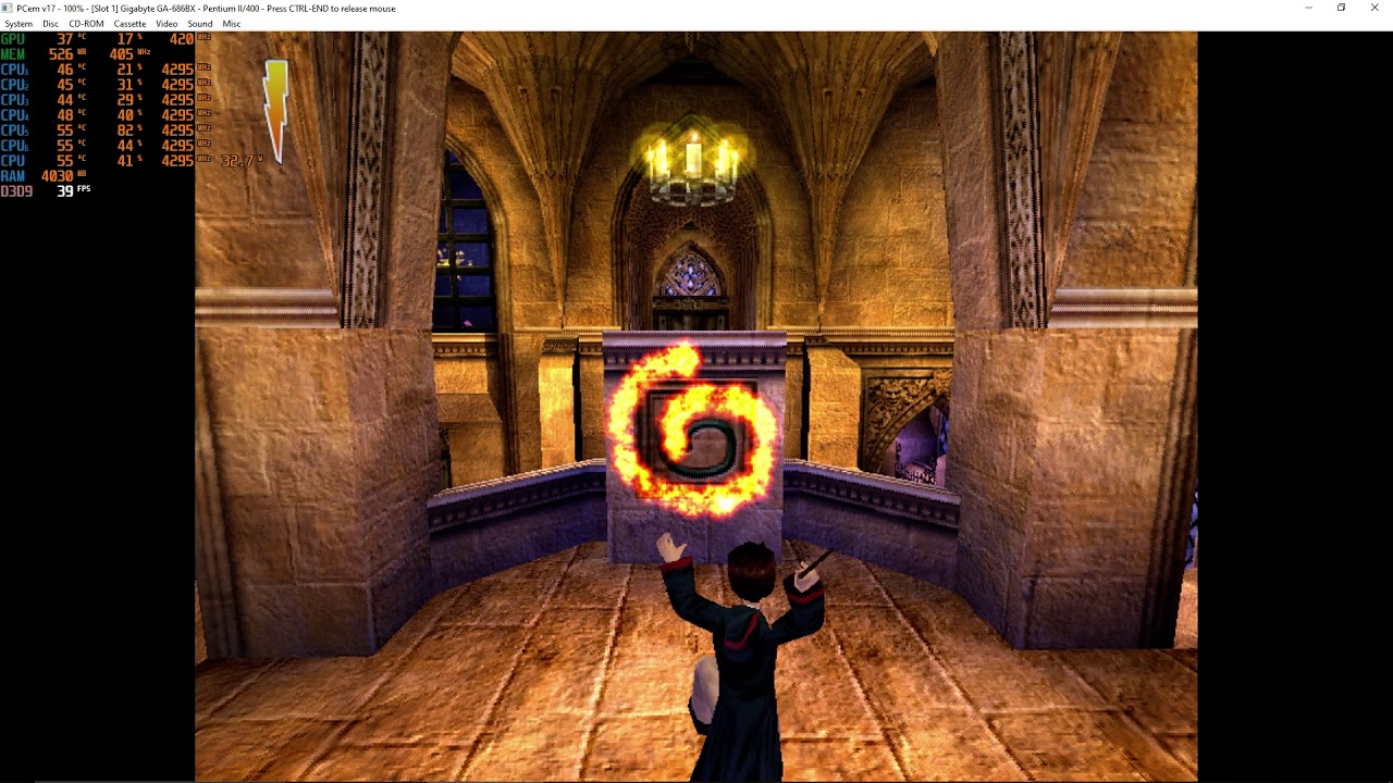 PCEM 17 | VOODOO 3 2000 | PENTIUM 2 400 MHZ | DIRECTX 8
