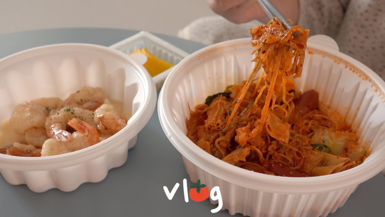 수술 후 (식욕) 회복 브이로그 / 소림마라 로제마라샹궈 + 크림새우 / 족발,보리굴비,대왕샌드위치,아사이볼