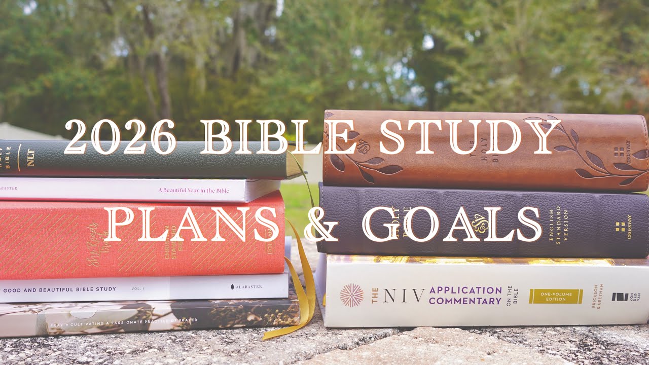 2026 bible study plans and goals. A minimalist perspective.
