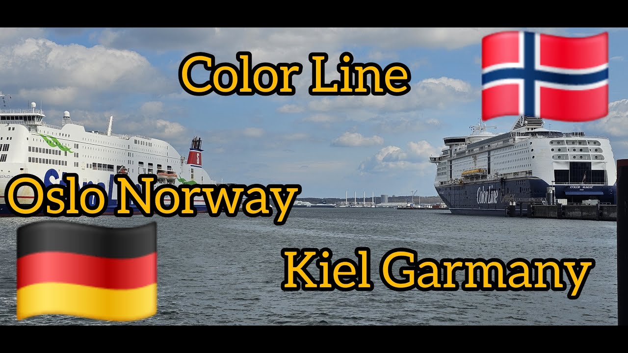 Color line 2day Cruise _Color Magic from Oslo to Kiel .  Walking in to the cruise April 2025.