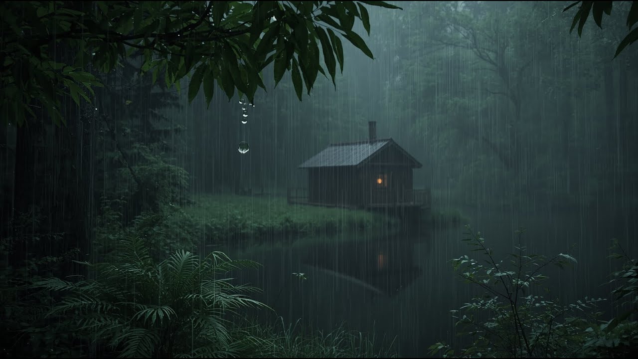 Natural Rain Sounds in the Forest for Deep Sleep and Relaxation | No Music No Thunder