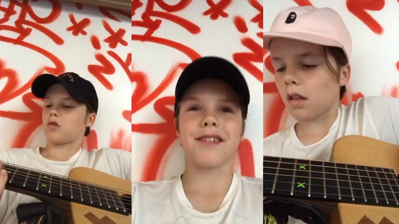 Cruz Beckham | Instagram Live Stream | 8 July 2017