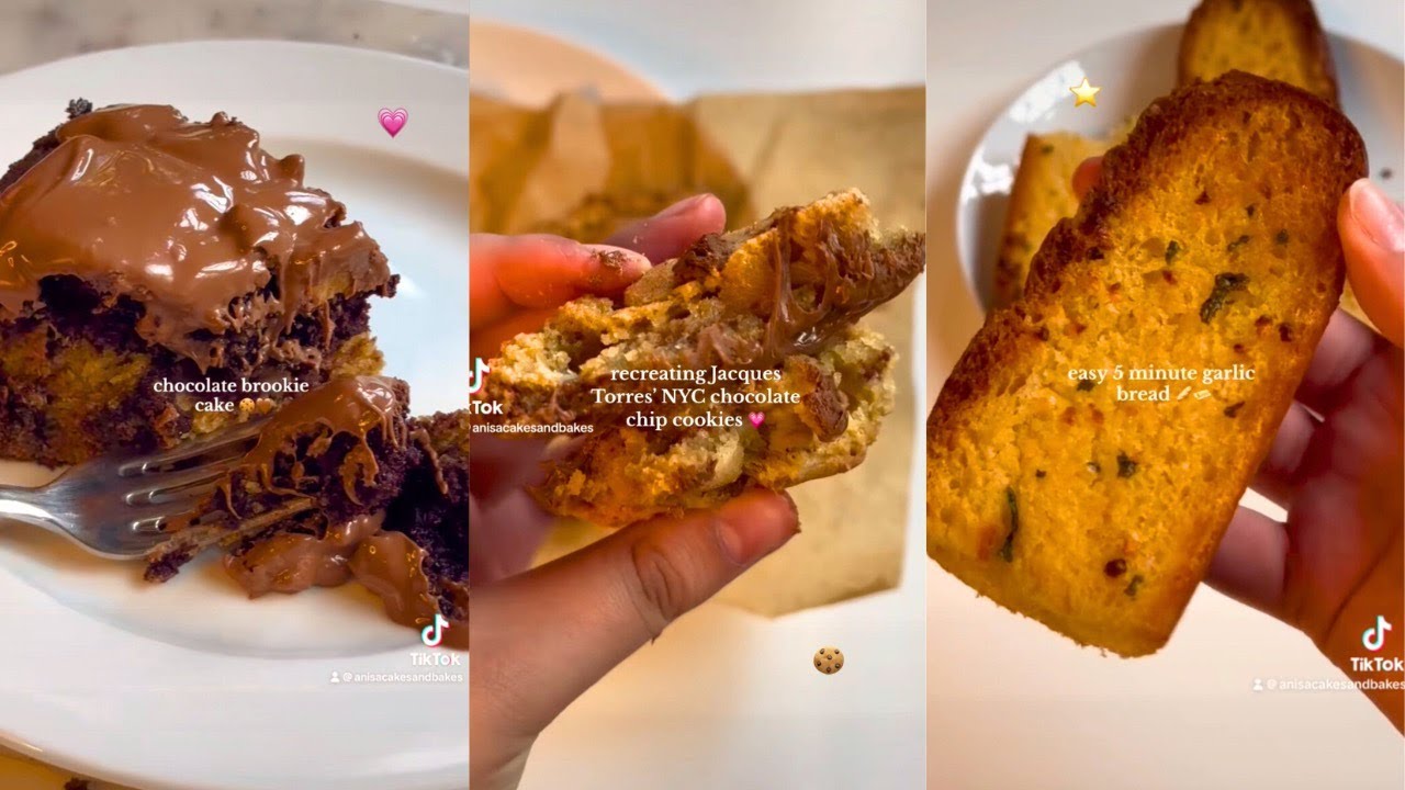 aesthetic baking tiktok compilation 🍪⭐️ | recipe video compilation