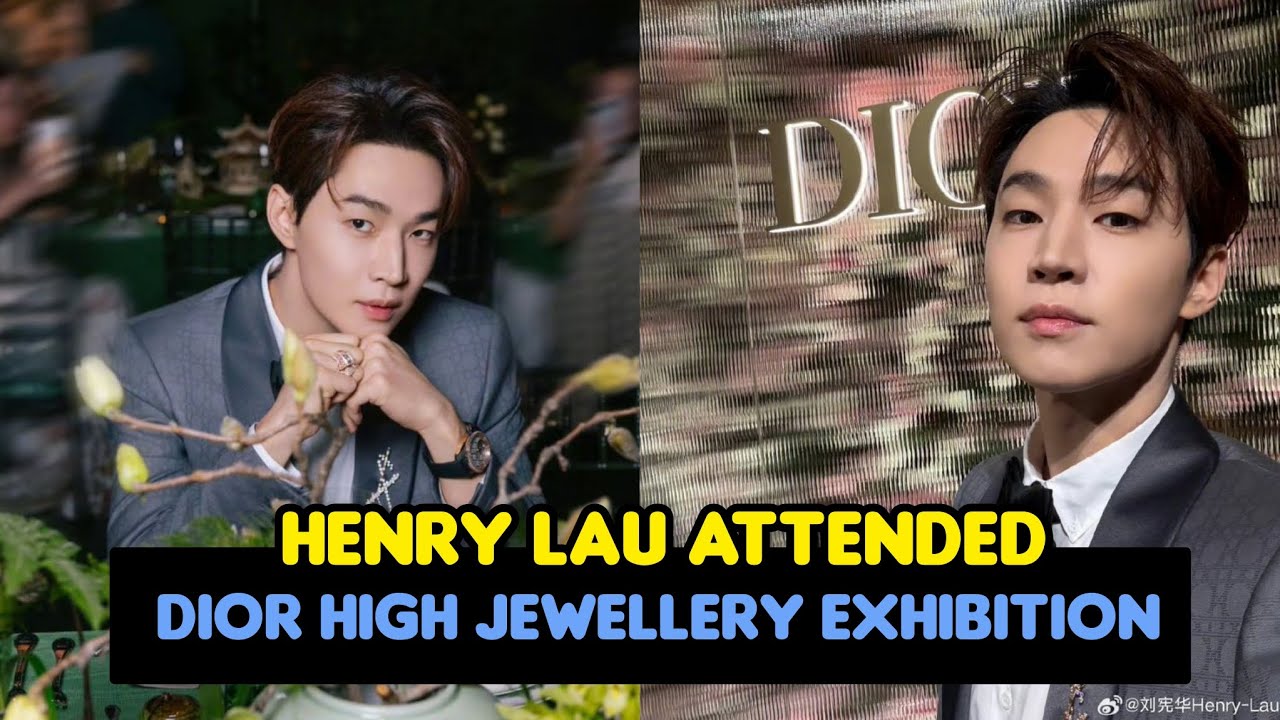 Henry Lau attended the Dior High Jewellery Exhibition gala in Suzhou 