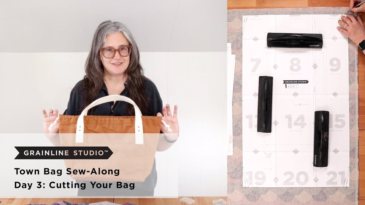 Town Bag Sew-Along Day 3: Cutting Your Bag