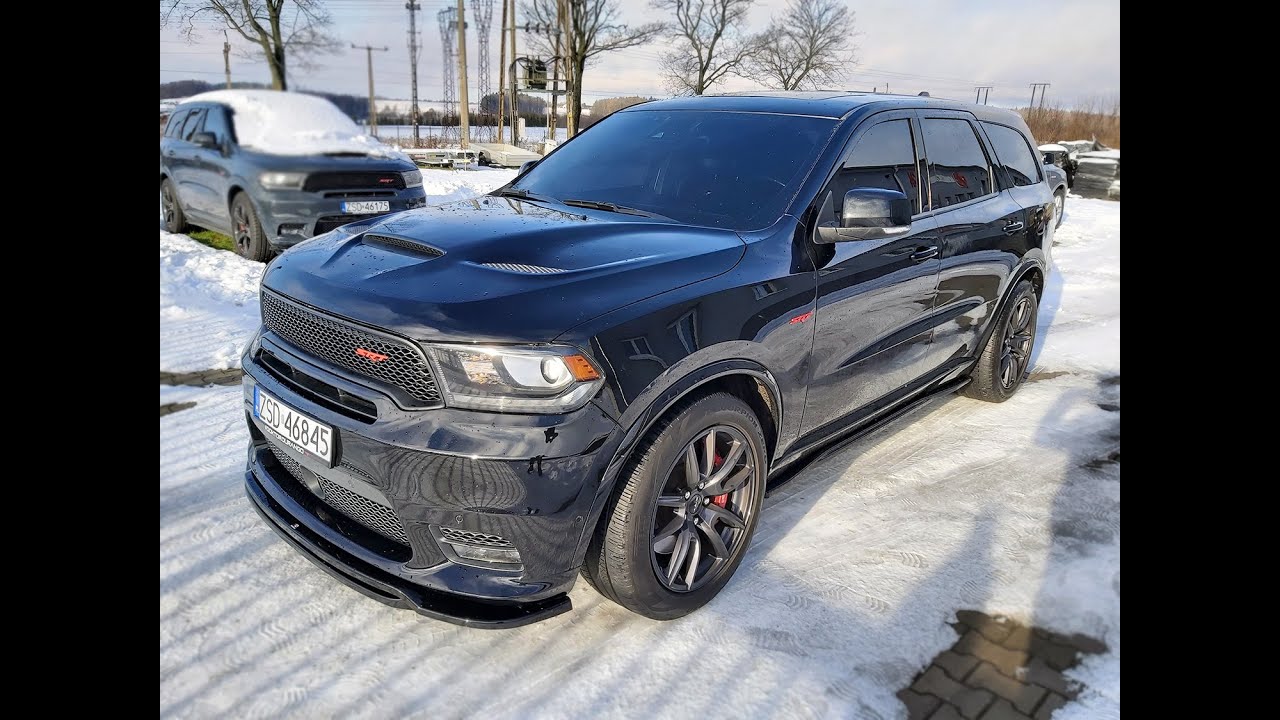 DODGE DURANGO SRT 2018 6,4l HEMI V8 - CZarny lakier, czarne wnętrze