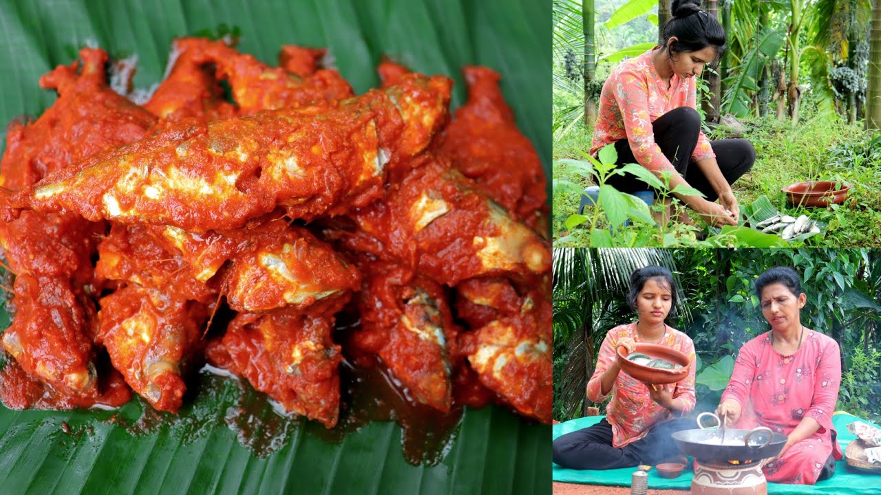 ಹೊಸ ರೀತಿಯ ಸುಲಭವಾದ ಬಂಗುಡೆ ಮೀನಿನ ಗಸಿ| Easy and New Method of Bangda(Mackerel) Fish Recipe | Halli Mane