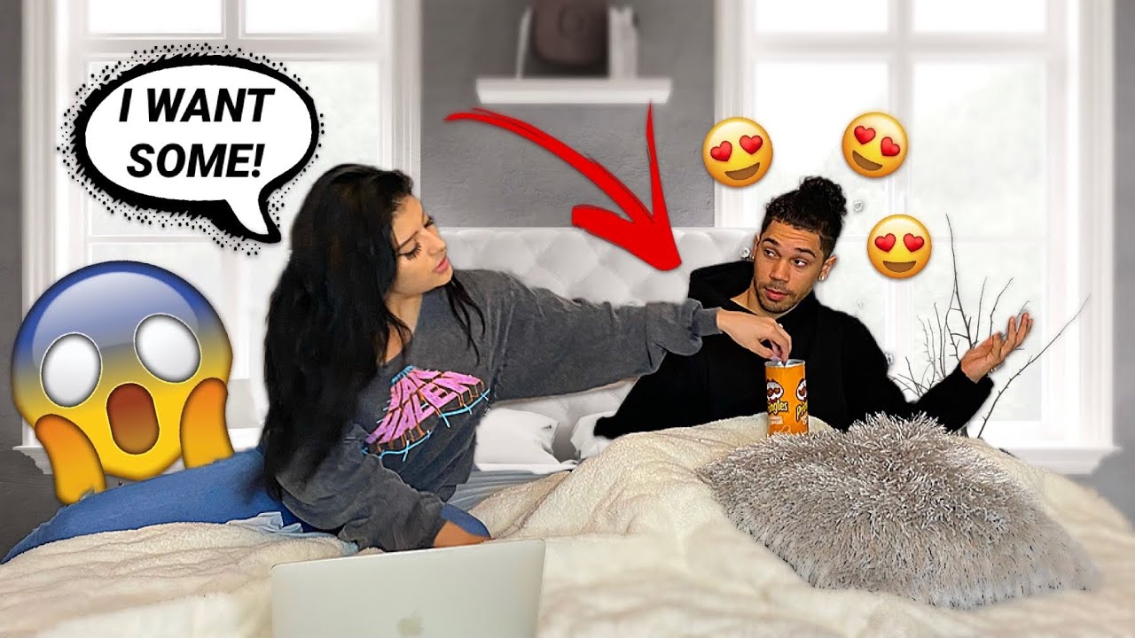 PRINGLES PRANK ON WIFE!