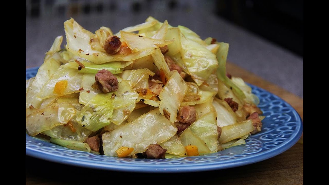 Great Grandma's Salted Pork With Cabbage #tastytuesdays | CaribbeanPot .com