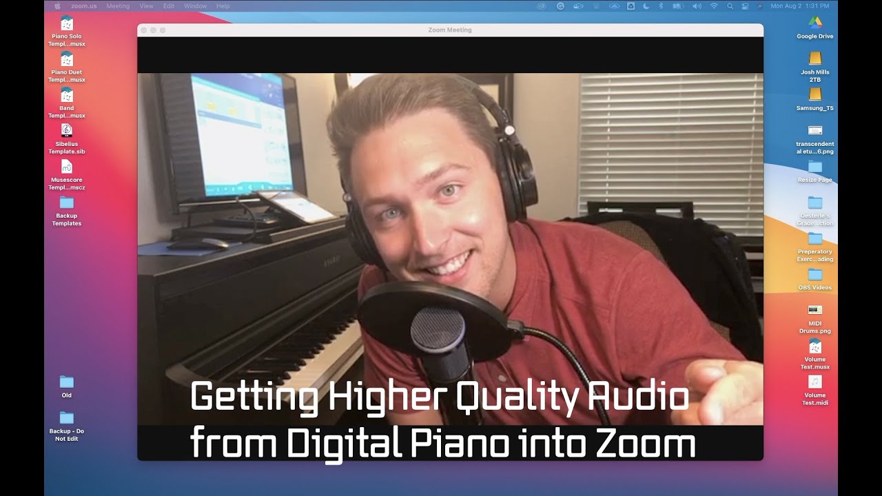 Getting Higher Quality Audio from Digital Piano into Zoom