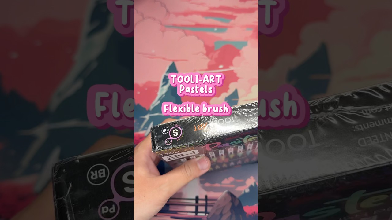 🎨 TOOLI-Art Pastels  (Flexible Brush)| Color Swatches 💕 #acrylicmarkers #disney #acrylicpainting