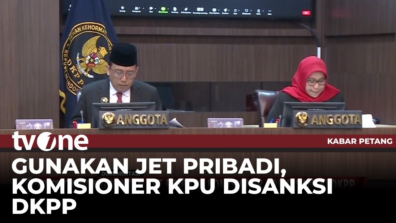DKPP Jatuhkan Sanksi kepada Komisioner KPU karena Gunakan Jet Pribadi | tvOne